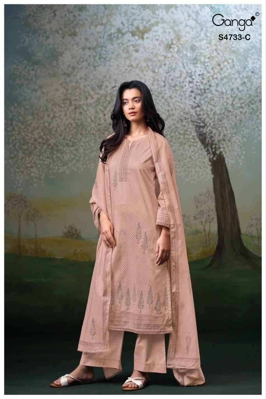 NIVELLEA 4733 Series By Ganga Fashion Beautiful Festive Suits Stylish Colorful Fancy Casual Wear & Ethnic Wear PREMIUM COTTON Dresses At Wholesale Price